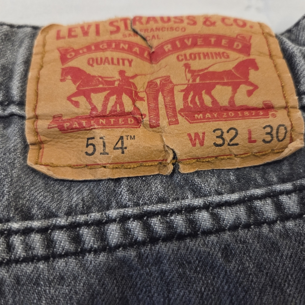 Levi's Men's Denim Jeans in Gray/ Weathered Black